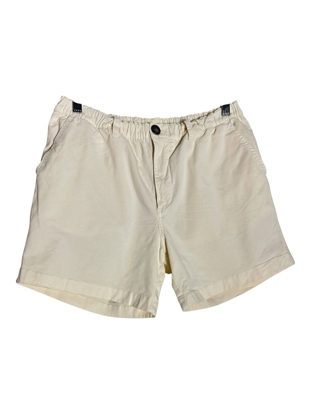 Chubbies 5.5” Shirts Elastic Waistband Off White Size M